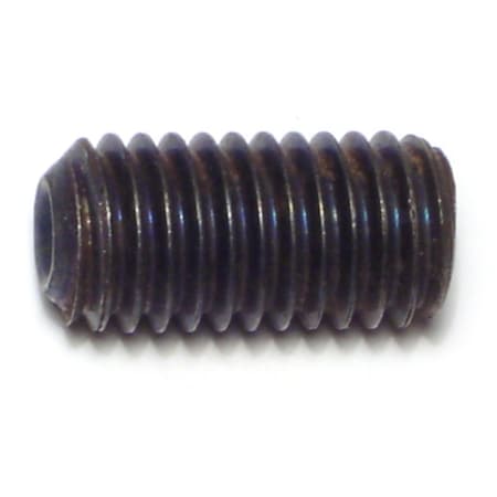 1/2-13 X 1 Steel Coarse Thread Hex Socket Headless Set Screws 4PK